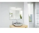 EGLO LED WANDLEUCHTE IP44 15W STAHL CHROM KUNSTSTOFF WEISS