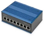 Digitus Professional DN-65 Industrial Gigabit Railmount Switch, 8x RJ-45, 30W PoE+