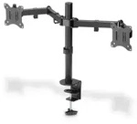 DIGITUS Dual Monitor Klemm-Halterung 15-32", 2x 8 kg (max.), schwarz"
