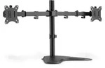 DIGITUS "Dual Monitor-Halter mit Standfu&szlig; 15-32"", 2x 8 kg (max.), schwarz"