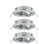 PAULMANN Einbauleuchte Choose Basisset schwenkbar rund 84mm 50&deg; max. 3x10W 