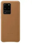 Samsung Leather Cover f&uuml;r Galaxy S20 Ultra braun