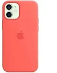 APPLE iPhone 12 mini Silicone Case with MagSafe - Pink Citrus