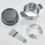 SEVERIN FO 2470 Fondue, 800 W, 8 Gabeln, schwarz