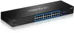 TRENDNET TEG Rackmount Gigabit Switch, 24x RJ-45, 2x SFP+