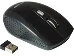 EQUIP Life kabellose optische Reisemaus mit 4 Tasten schwarz, USB