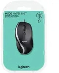 LOGITECH M500 Clamshell Maus Corded USB, schwarz