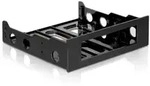 DELOCK Einbaurahmen 18136 3.5" auf 5.25" schwarz