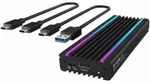ICY BOX M.2 PCIe SSD Geh&auml;use mit Beleuchtung, USB 3.1 (Gen 2) Type-C&laquo;, M-Key