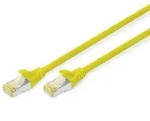 DIGITUS CAT 6A S-FTP Patchkabel, 0,5 m, Gelb 0,5 m, Farbe Gelb