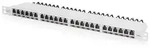 DIGITUS Professional Patchpanel Cat6a Klasse EA 19" grau, geschirmt, 24-Port, 0.5HE