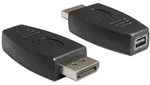 DELOCK Adapter Displayport Stecker > Displayport mini Buchse