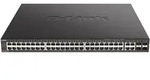D-Link DGS-2000 Rackmount Gigabit Managed Switch, 48x RJ-45, 4x RJ-45/SFP, 370W PoE+