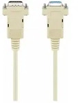 GOOBAY D-SUB 9 pin Verl&auml;ngerungskabel, Stecker/Buchse, seriell 1:1, 2 m, Grau -