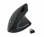 EQUIP Ergonomic Wireless Mouse schwarz, USB