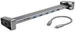HAMA USB-C-Docking-Station "Connect2Office Basic" abnehmbare Standf&uuml;&szlig;e, 9 Ports