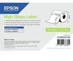 Epson Etiketten A4, wei&szlig;, hochgl&auml;nzend, 4 Rollen