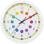 HAMA Kinder-Wanduhr "Easy Learning", Durchmesser 30 cm