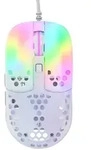 CHERRY x XTRFY MZ1 RGB Rail, Gaming Maus, wei&szlig; transparent