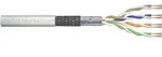 DIGITUS CAT 5e SF-UTP Roh-Patchkabel 100 m, Box, AWG 26/7, PVC, Simplex, Grau