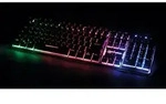 MANHATTAN Gaming-Tastatur mit Metallunterseite, schwarz, LEDs RGB, USB, DE