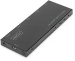 DIGITUS Ultra Slim HDMI Splitter, 1x4, 4K/60Hz HDR, HDCP 2.2, 18 Gbps, Micro USB
