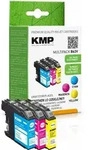 KMP Tintenpatrone ersetzt Brother LC225XLC, LC225XLM, LC225X