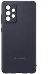 SAMSUNG Silicone Cover f&uuml;r Galaxy A72 schwarz