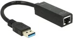 DELOCK Adapter USB3.0 St > 1x Gigabit LAN-Bu. (RJ45) [bk]