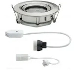 PAULMANN EBL Set Nova Plus IP65 schwb max 1x35W GU10/GU5,3 51mm Eisen geb/Alu Zink