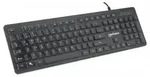 MANHATTAN Ultraflache Gaming-Tastatur, schwarz, LEDs RGB, USB, DE