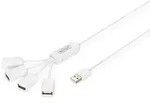 DIGITUS Slim Spider USB Hub, 4-port