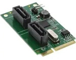 INLINE Mini-PCIe 2,0 Karte, 2x SATA 6Gb/s, RAID 0,1,SPAN