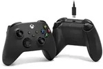 MICROSOFT Xbox Series X Wireless Controller, carbon black inkl. USB-C Kabel carbon