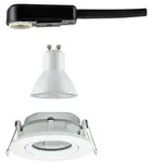 PAULMANN EBL Nova Plus IP65 schwenkbar 1x6W 230V 4000K GU10 51mm Wei&szlig; matt/Alu Zink