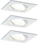 PAULMANN EBL Nova Coin eck schw LED 3x6W Ws m/Alu