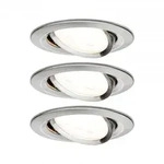 PAULMANN EBL Nova rd schw LED 3x6,5 GU10 Eisen gb