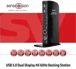CLUB 3D Adapter USB 3.0->2xDUAL DP+USB