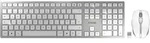 Cherry DW 9100 Slim wei&szlig;/silber, USB, UK