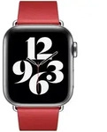 APPLE Watch 40mm Modernes Lederarmband, scharlachrot, klein