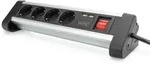 DIGITUS 4-fach Office-Steckdosenleiste mit 2x USB