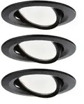 PAULMANN LED Einbauleuchte 3-Step-Dim Nova Coin Basisset schwenkbar rund 84mm 50&deg;