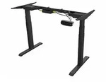 ICY BOX Ergonomisches Tischgestell, motorisierte Sit-Stand L&ouml;sung ohne Tischplatte,