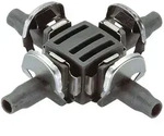 GARDENA Micro-Drip-System Kreuzst&uuml;ck, 4,6 mm (3/16") - Inhalt: 10 St&uuml;ck