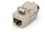 DIGITUS CAT 6A Keystone Modul, STP, werkzeugfrei, Staubsch int.