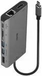 LINDY USB 3.2 Typ C Laptop Mini Dock - 4K HDMI & DP, PD 3.0 100W, USB 3.2, Gigabit