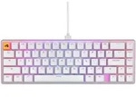 GLORIOUS PC Gaming Race GMMK 2 Compact, 65%, wei&szlig;, Glorious Fox Linear, US