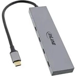 INLINE USB 3,2 Gen,2 Hub (10Gb/s), 4 Port USB-C, OTG, Aluminiumgeh&auml;use