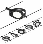 PAULMANN CorDuo LED Seilsystem RoundMac Basisset 5x280lm 5x4,5W 3000K 230/12V