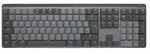 LOGITECH MX Mechanical Graphite, LEDs wei&szlig;, Kailh Choc V2 LOW PROFILE RED, Logi